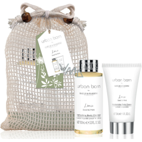 Baylis & Harding Limetka, Bazalka a Máta mycí gel 100 ml + tělový krém 50 ml, kosmetická sada Baylis & Harding Limetka, Bazalka a Máta mycí gel 100 ml + tělový krém 50 ml, kosmetická sada