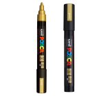 Posca Uniwersalny akrylowy marker 1,8 - 2,5 mm Złoty PC-5M