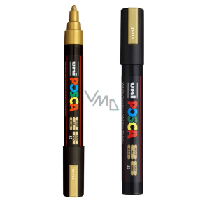 Posca Uniwersalny akrylowy marker 1,8 - 2,5 mm Złoty PC-5M