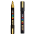 Posca Uniwersalny akrylowy marker 1,8 - 2,5 mm Złoty PC-5M