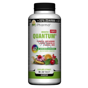 Bio Pharma Quantum Imunita+ Forte 42 składników od witaminy A aż po żelazo multivitamin z minerałami suplement diety 120 tabletek