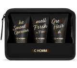 Grace Cole GC Homme żel pod prysznic 50 ml + szampon 50 ml + piana do kąpieli 100 ml + kosmetyczka, zestaw kosmetyków dla mężczyzn