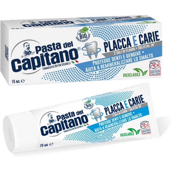 Pasta Del Capitano Placca E Carie pasta do zębów 75 ml