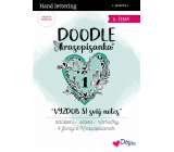 Ditipo Krasopísanka Doodle - Udekoruj swój notes 1 przedtiskana czeska słowa do ćwiczeń 36 stron