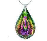 Amulet Magiczny łza, nie jestem tylko ozdobą 5 x 3,5 cm