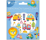 Naklejki dekoracyjne Transport 13 x 15,5 cm 25 sztuk