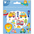 Naklejki dekoracyjne Transport 13 x 15,5 cm 25 sztuk