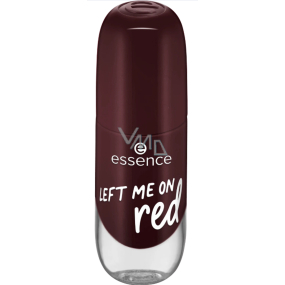 Essence Nail Colour Gel lakier do paznokci 72 Left Me On Red 8 ml