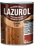 Lazurol Classic S1023 cienkowarstwowa lazura do drewna z zawartością olejów, 0080 mahoń, 750 ml