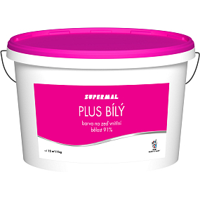 Supermal Plus biały do wewnętrznych malowań, 15 kg