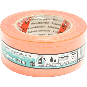 Mako tkaná zakrývací lepicí páska, lepí 7 dní, 50 mm × 33 m