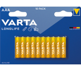 Varta Longlife AAA alkaliczne baterie, 10 szt.