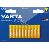 Baterie alkaliczne Varta Longlife AAA, 10 sztuk