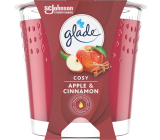 Glade svíčka vonná Cosy Apple & Cinnamon, 129 g