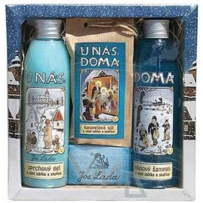 Bohemia Gifts Josef Lada Jablko a Skořice šampon na vlasy 100 ml + sprchový gel 100 ml + sůl v pytlíku 150 g, kosmetická sada