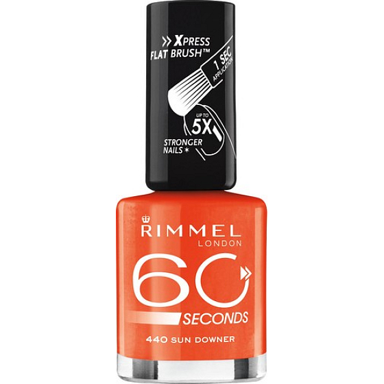 Rimmel London 60 Seconds lak na nehty 440 Sun Downer 8 ml
