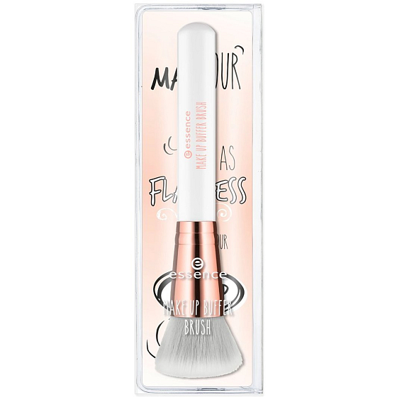 Essence Buffer Brush plochý štětec se syntetickými štětinami na make-up