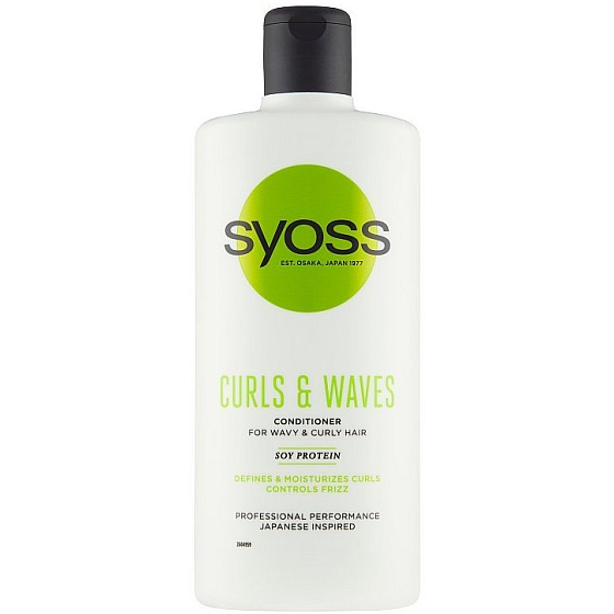 Syoss Curls & Waves kondicionér pro husté, hrubé nebo kudrnaté vlasy 440 ml