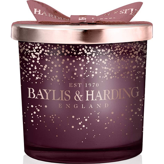 Baylis & Harding Půlnoční švestka a Divoká ostružina vonná svíčka 360 g
