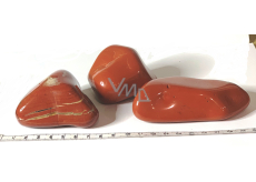 Jaspś czerwony Tromlowany naturalny kamień 160 - 220 g, 1 sztuka, kamień pełny w pełni