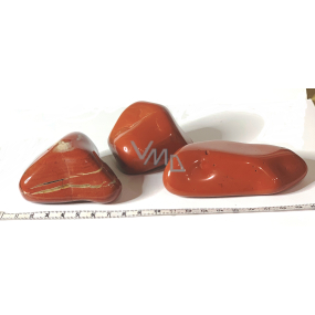 Jaspś czerwony Tromlowany naturalny kamień 160 - 220 g, 1 sztuka, kamień pełny w pełni