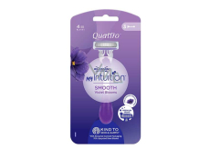 Wilkinson My Intuition Quattro Smooth Violet Bloom maszynka do golenia dla kobiet 3 sztuki