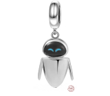 Charm Srebrny 925 Disney Pixar Wall-E, robot Eva, zawieszka na bransoletkę film