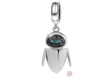 Charm Srebrny 925 Disney Pixar Wall-E, robot Eva, zawieszka na bransoletkę film