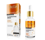 Delia Cosmetics Witamina C Therapy rozjaśniające serum nawilżające do twarzy wygładzające 30 ml