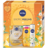 Nivea Exotic Feeling Q10 maska tkaninowa energetyzująca + Nivea Exotic Feeling żel pod prysznic 250 ml + Nivea Exotic Feeling dezodorant w sprayu 150 ml, zestaw kosmetyczny dla kobiet