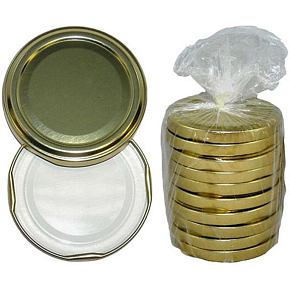 Pokrywka do konserwowania owoców i warzyw 66 mm 10 sztuk Pokrywka do konserwowania owoców i warzyw 66 mm 10 sztuk