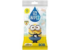 Go Wipes dziecięce chusteczki nawilżane z motywem Minionków, 15 szt.