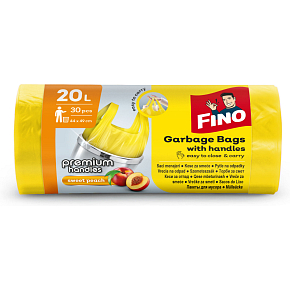 Fino worki na śmieci z uchami, 20 L