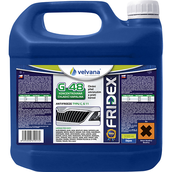 Fridex G 48, płyn chłodzący, 3 l