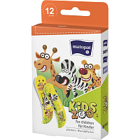 Matopat Kids Zoo plasterki z motywami zwierząt, 12 sztuk