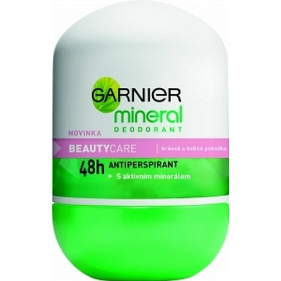 Garnier Mineral Beauty Care kuličkový deodorant bez alkoholu roll-on pro ženy 50 ml