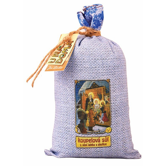 Bohemia Gifts Josef Lada Jablko a Skořice sůl do koupele pytlík 150 g