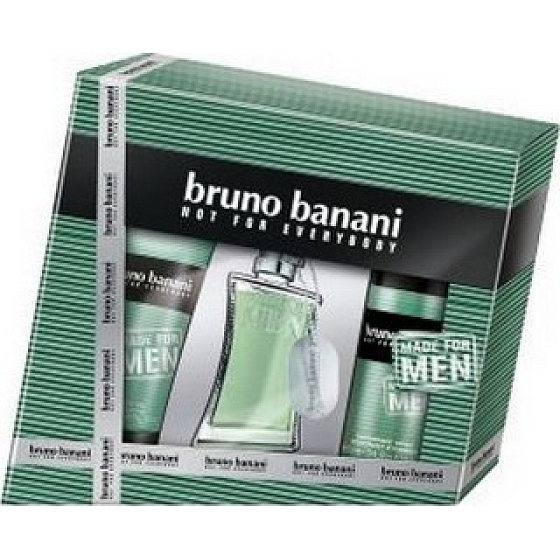 Bruno Banani Made toaletní voda pro muže 30 ml + sprchový gel 50 ml + deodorant sprej 50 ml, dárková sada