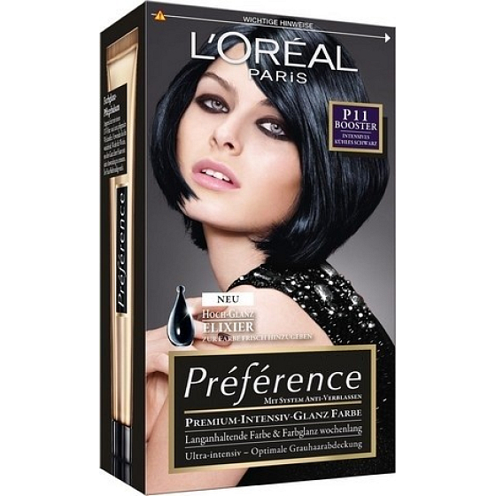 Loreal Paris Préférence Féria barva na vlasy P11 intenzivní ledová černá