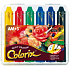 Amos Colorix kredki, rozpuszczalne kolory, 6 sztuk w etui