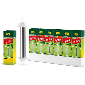 Papírna Moudrý Fly Stick Łapacz much i muszek, 1 sztuka