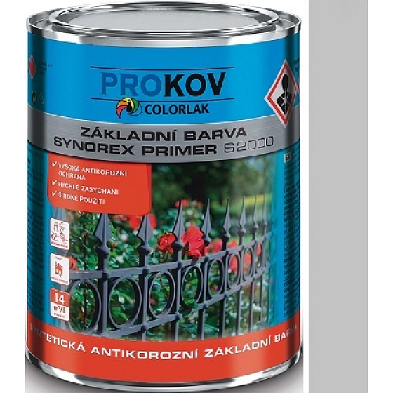 Colorlak Synorex Primer S 2000 syntetyczna farba podkładowa antykorozyjna Szara 0,6 l