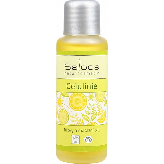 Saloos Celulinie olej do ciała i masażu, wspomaga limfę 50 ml