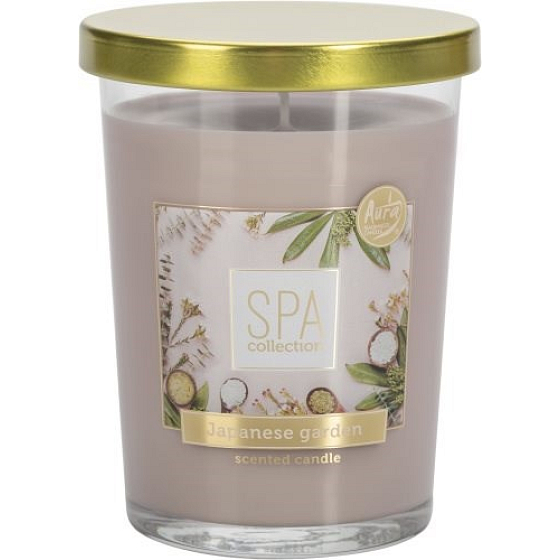 Bispol Spa Collection Japanese Garden - Japonská zahrada vonná svíčka sklo, doba hoření až 68 hodin 340 g