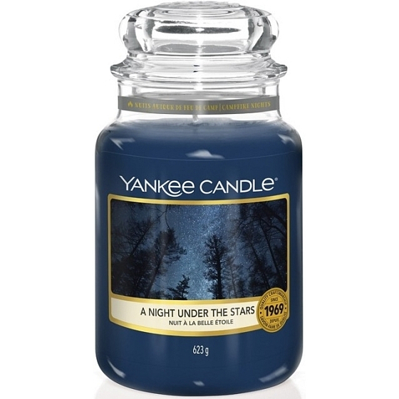 Yankee Candle A Night Under The Stars - Noc pod hvězdami vonná svíčka Classic velká sklo 623 g