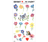 Arch Obtisky na kamínky Kytky a ptáčci 17 x 9,5 cm