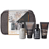 Sunkissed Travel Bag Skin Expert żel pod prysznic 100 ml + szampon do włosów 100 ml + peeling do twarzy 50 ml + mleczko do ciała 50 ml + kosmetyczka, zestaw kosmetyków dla mężczyzn