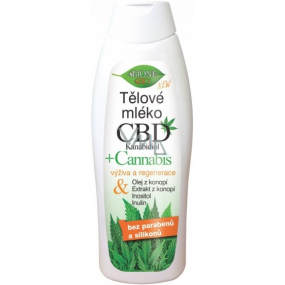 Bione Cosmetics CBD Kanabidiol mleko do ciała dla wszystkich typów skóry 500 ml
