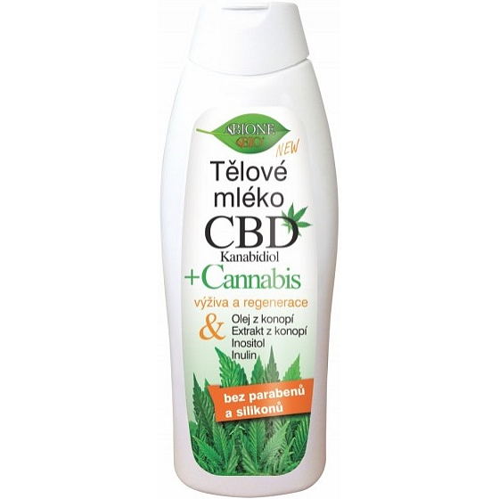 Bione Cosmetics CBD Kanabidiol mleko do ciała dla wszystkich typów skóry 500 ml