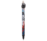 Colorino Pióro Wycieralne Spiderman Czarny Pająk, niebieski wkład 0,5 mm